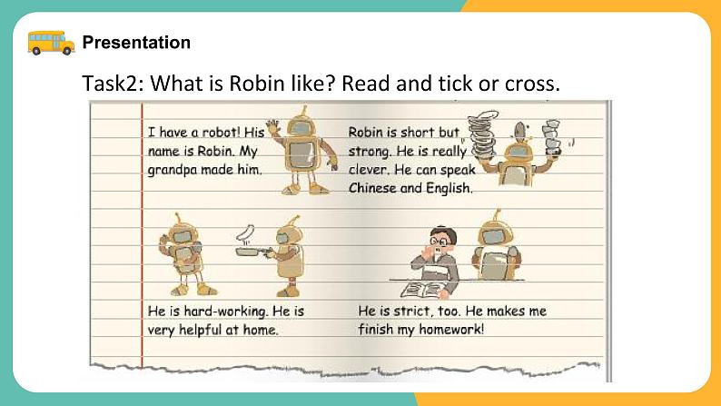 Unit1 What's he like Part B Read and write&Let's check& let's wrap it up课件PPT07