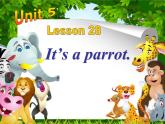 人教精通版小学英语三下 Unit5 It's a parrot.(Lesson28) 课件