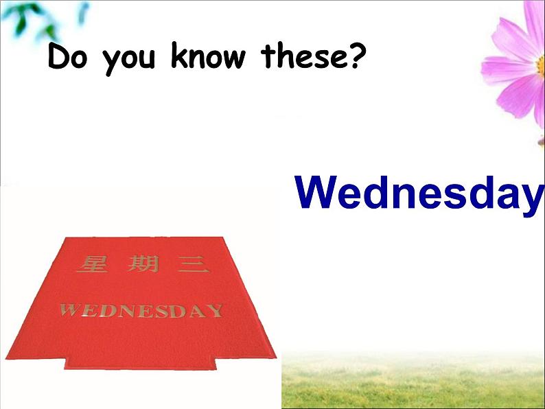 人教精通版小学英语四下 Unit4 There are seven days in a week.(Lesson21) 课件03