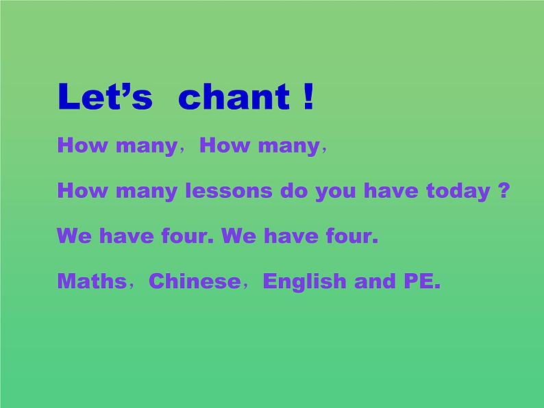 人教精通版小学英语四下 Unit3 What subject do you like best？(Lesson14) 课件02