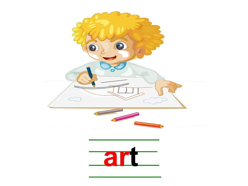 人教精通版小学英语四下 Unit3 What subject do you like best？(Lesson15) 课件第6页