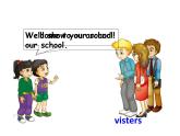 人教精通版小学英语五下 Unit1 Welcome to our school!(Lesson1) 课件