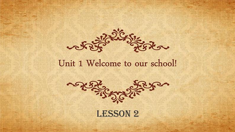 人教精通版小学英语五下 Unit1 Welcome to our school!(Lesson2) 课件01