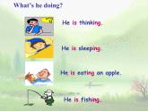 人教精通版小學(xué)英語五下 Unit6 We are watching the games.(Lesson31) 課件