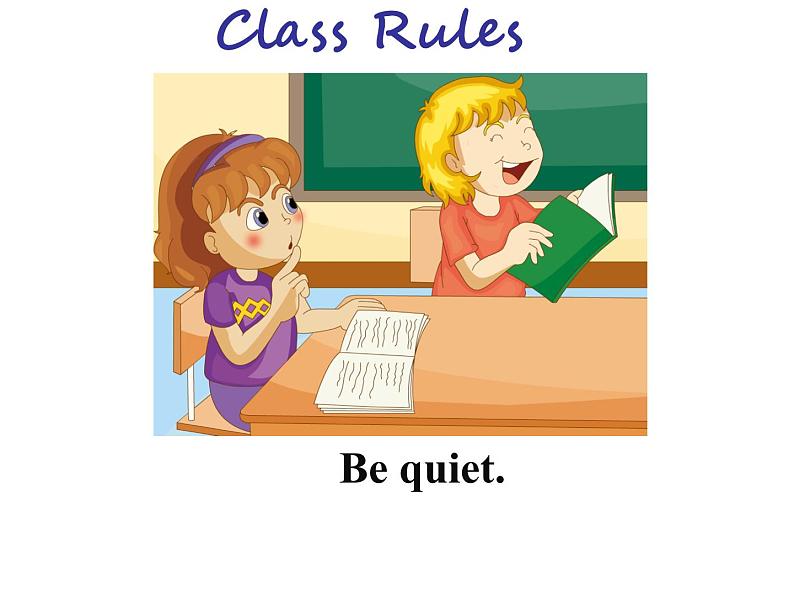 人教精通版小学英语五下 Unit3 We should obey the rules.(Lesson16) 课件第3页