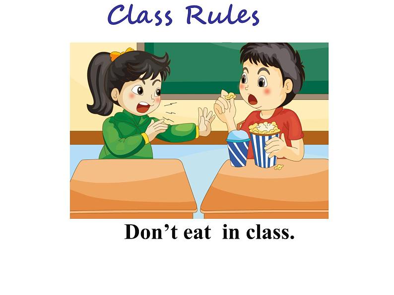 人教精通版小学英语五下 Unit3 We should obey the rules.(Lesson16) 课件第4页