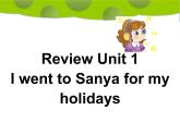 人教精通版小学英语六下 Unit1 I went to Sanya for my holidays.(Lesson6) 课件