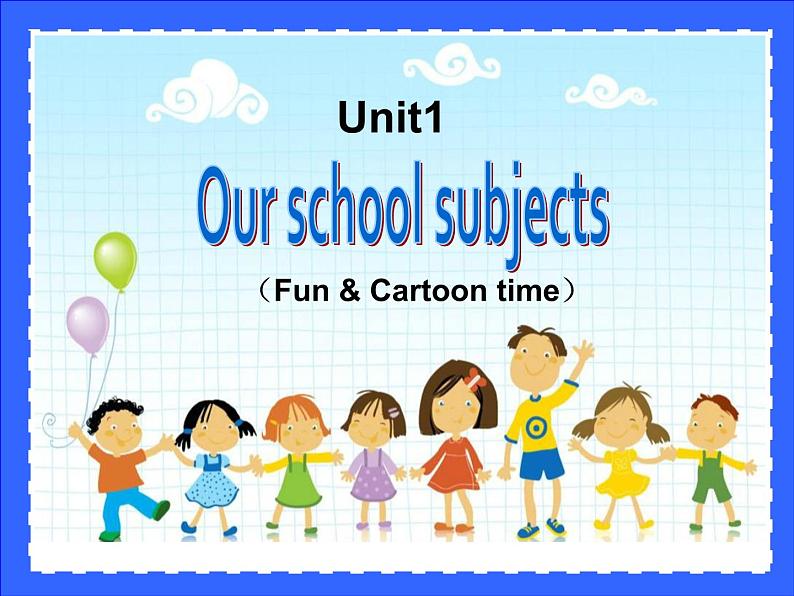 译林版小学英语四下 Unit1 Our school subjects(第2课时) 课件第1页