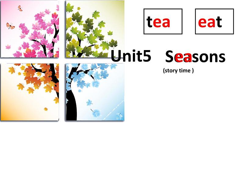 译林版小学英语四下 Unit5 Seasons(第1课时) 课件第2页