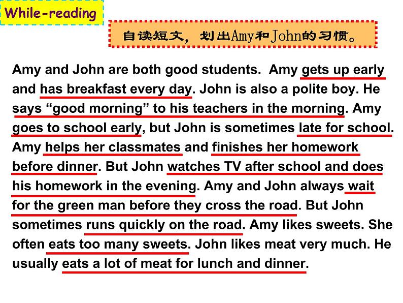 译林版小学英语六下 Project1 Being a good student(第1课时) 课件04