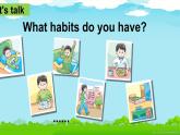 译林版小学英语六下 Unit2 Good habits(第2课时) 课件