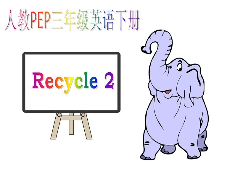 人教版（PEP）三下英语 Recycle 2 课件第1页