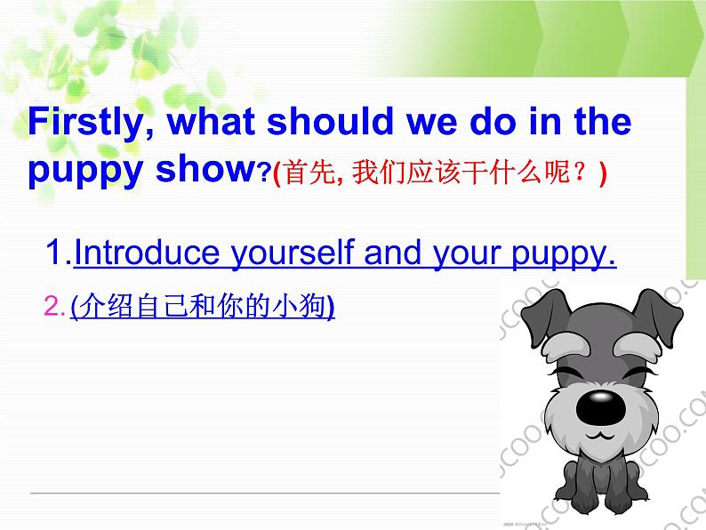 译林版小学英语三下 Project1 My puppy 课件05