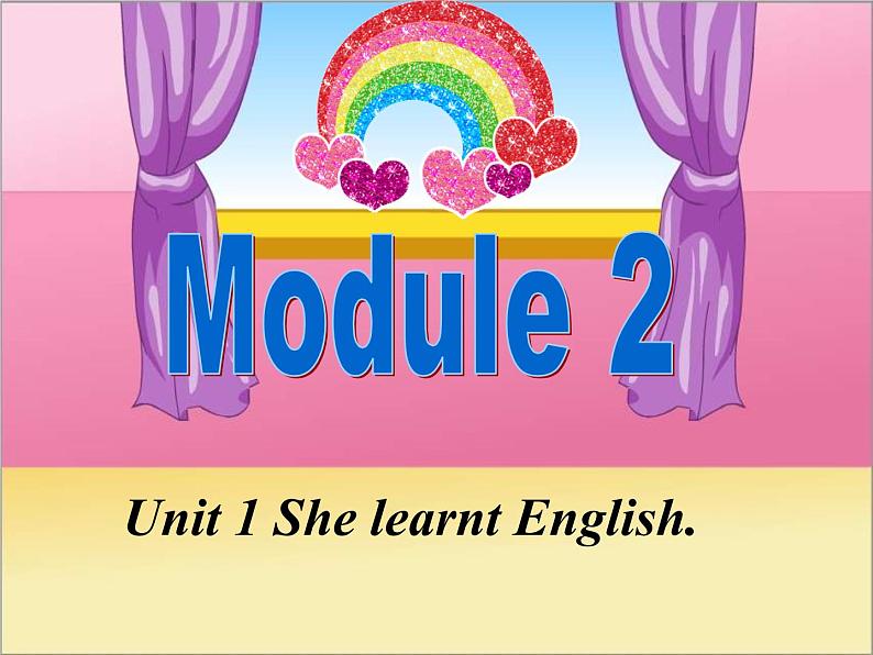 外研版（三起）小学英语五下 M2 U1 She learnt english. 课件第1页