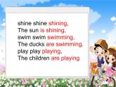 外研版（三起）小学英语六下 Module3 Unit2 The cows are drinking water. 课件