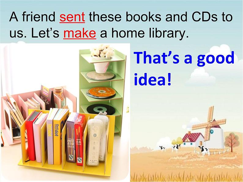 外研版（三起）小学英语五下 M4 U1 Let 's make a home library. 课件第6页