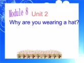 外研版（三起）小学英语六下 Module8 Unit2 Why are you wearing a hat？ 课件