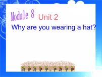 外研版 (三年级起点)六年级下册Unit 2 Why are you wearing a hat?图片课件ppt