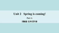 小学英语陕旅版五年级下册Unit 2 Spring Is Coming!教案配套ppt课件