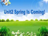 英语五年级下册Unit 2 Spring Is Coming!背景图ppt课件