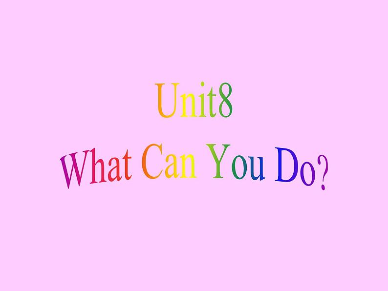 陕旅版小学英语四下 Unit8 What can you do？partB 课件07