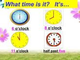 外研版（一起）小學(xué)英語五下 M7U1 My father goes to work at8o'clock every morning. 課件