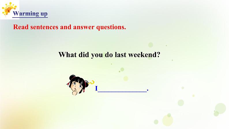 人教版英语六年级下册(PEP)Unit2第三课时教学PPT课件03