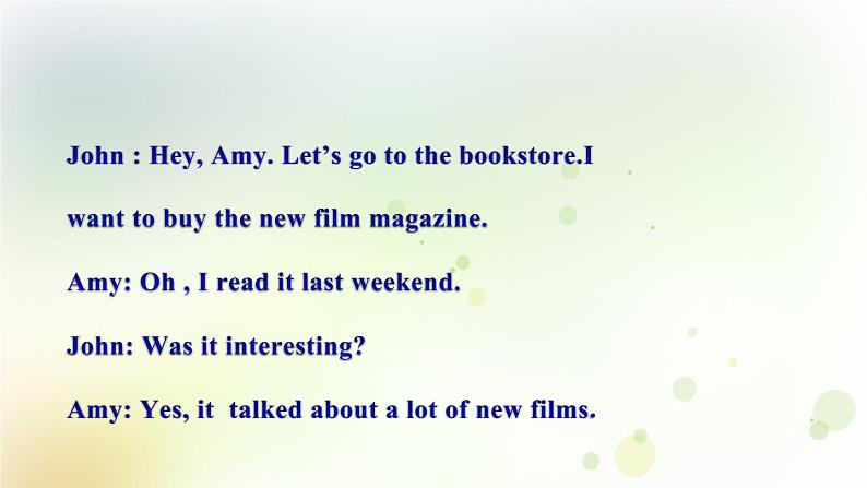 人教版英语六年级下册(PEP)Unit2第三课时教学PPT课件08