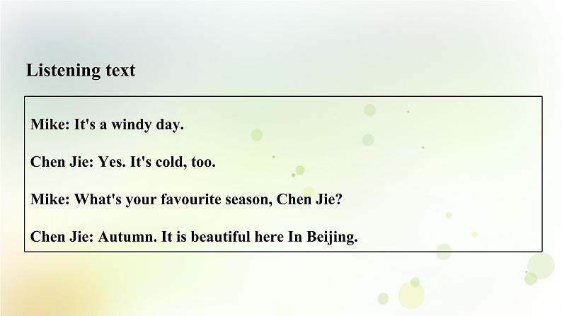 人教版英语五年级下册Unit2第一课时（Let 'stry-Let 'stalk）教学课件第6页