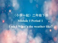 小学英语外研版 (一年级起点)二年级下册Unit 1 What’s the weather like ?教课ppt课件