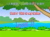 人教精通版小学英语三下 Unit3 This is my father.(Lesson15) 课件