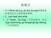 人教精通版小學(xué)英語四下 Unit5 What will you do this weekend？(Lesson29) 課件