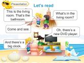 人教精通版小學(xué)英語四下 Unit1 Welcome to my new home!(Lesson5) 課件