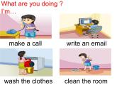 人教精通版小學英語五下 Unit5 I'm cleaning my room.(Lesson26) 課件