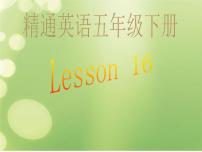 小学英语Lesson 16图片ppt课件