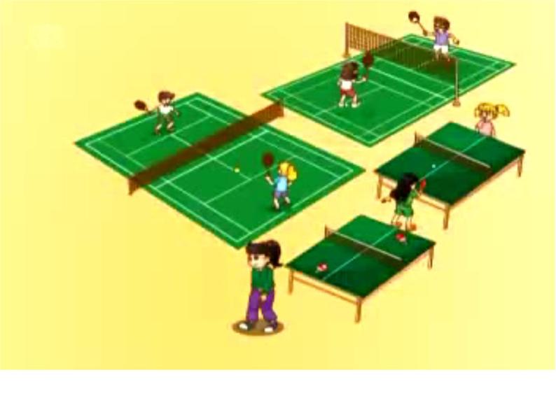 人教精通版小学英语五下 Unit6 We are watching the games.(Lesson33) 课件03