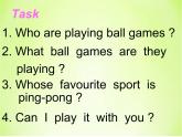 人教精通版小學(xué)英語五下 Unit6 We are watching the games.(Lesson33) 課件