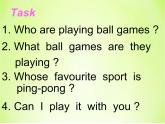 人教精通版小学英语五下 Unit6 We are watching the games.(Lesson33) 课件