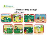 人教精通版小学英语五下 Unit6 We are watching the games.(Lesson35) 课件