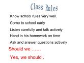 人教精通版小学英语五下 Unit3 We should obey the rules.(Lesson15) 课件