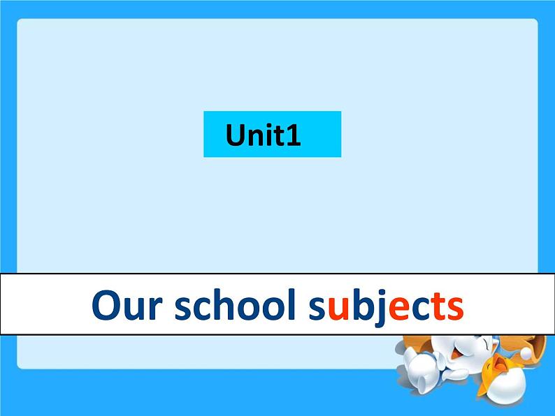 译林版小学英语四下 Unit1 Our school subjects(第1课时) 课件第8页