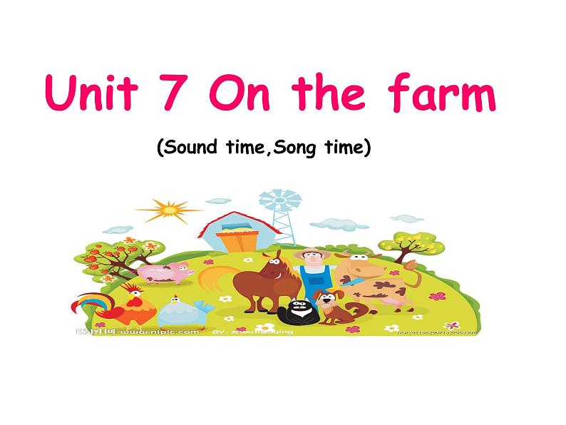 译林版小学英语三下 Unit7 On the farm(第3课时) 课件01