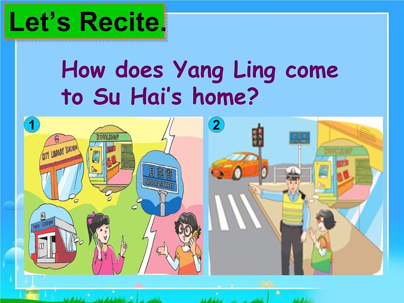 译林版小学英语五下 Unit3 Asking the way(第4课时) 课件03