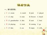 冀教版（三起）英语小学六年级下册U3-L15 Jenny's Summer Holiday课后作业课件