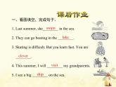 冀教版（三起）英语小学六年级下册U3-L17 Danny's Summer Holiday课后作业课件