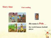 冀教版（三起）英語小學(xué)六年級下冊U1-L6 A Famous Football Player教學(xué)課件