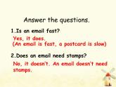 冀教版（三起）英語小學(xué)五年級下冊Lesson 16 An Email Is Fast教學(xué)課件