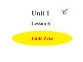冀教版（三起）英语小学四年级下册U1-L6 Little Zeke课后作业课件