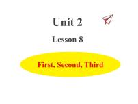 小学英语冀教版 (三年级起点)四年级下册Lesson 8 First, Second, Third作业ppt课件