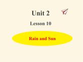 冀教版（三起）英语小学四年级下册U2-L10 Rain and Sun课后作业课件